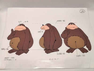 Folia animacyjna z bajki ROBINSON CRUSOE – Goryl