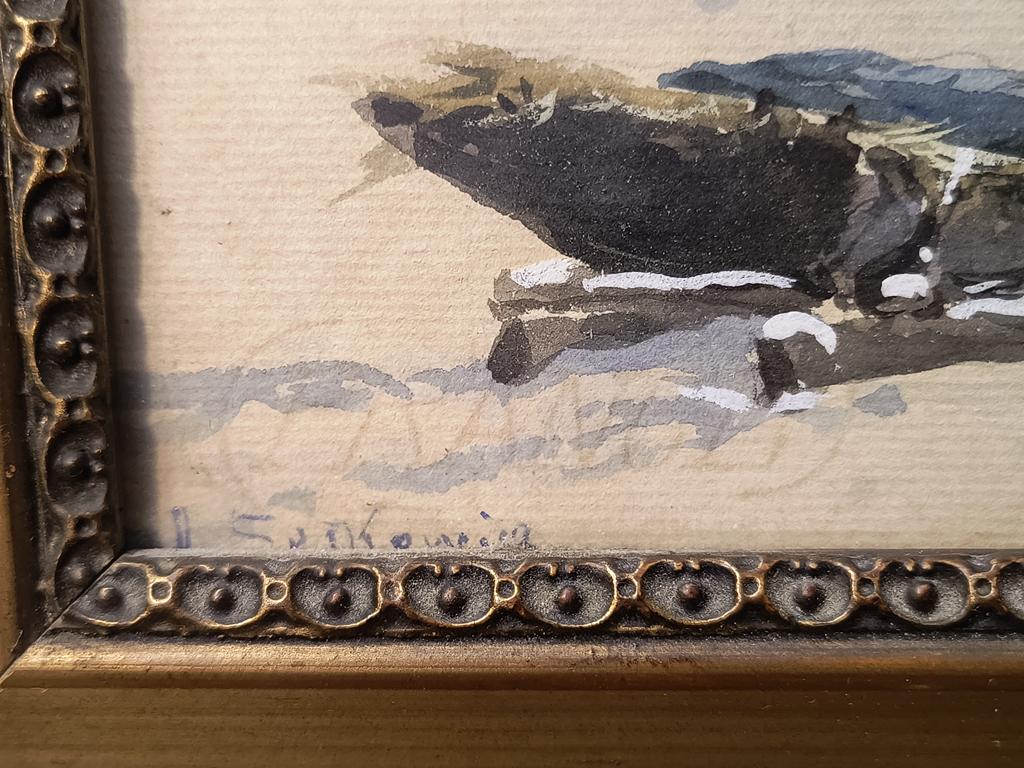 Obraz - pejzaż zimowy, zaprzęg konny - Adam Setkowicz