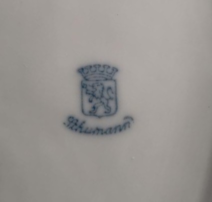 Półmisek porcelanowy ażurowy - Hindenburg, O.-S., Auguste-Viktoria-Krankenhaus - ZABRZE, SZPITAL AUGUSTY VIKTORII