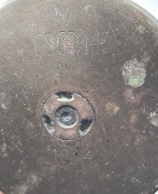 Duża łuska mosiężna – 1914, Austria