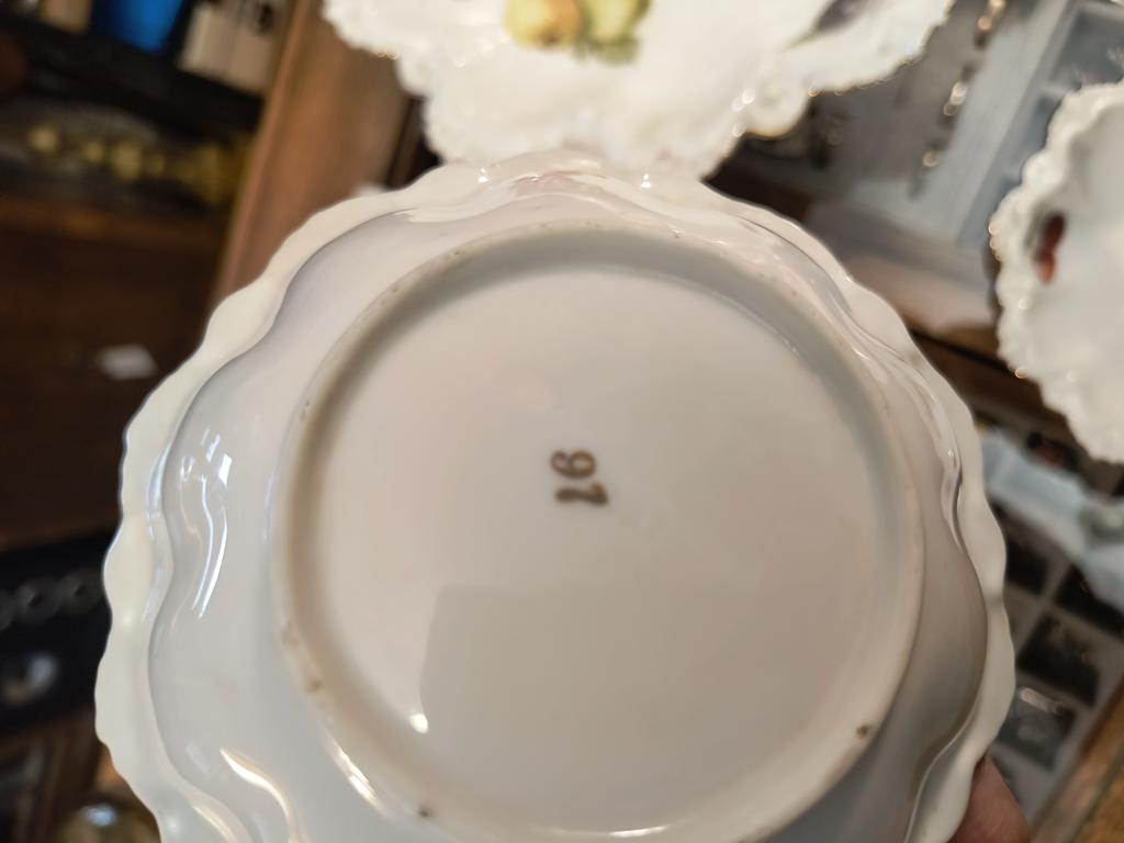 Zestaw porcelanowych miseczek z owocami - MZ Altrohlau CM-R Czechoslovakia