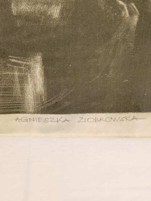 Litografia wg F. GOYI - Agnieszka Ziobrowska–Mosak, 1986