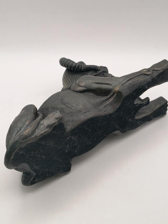 Figurka sfinksa z głową barana - świecznik, Egipt