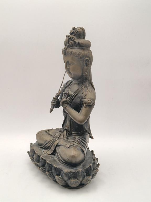 Figurka Bodhisattwy Samantabhadry - początek XX w.