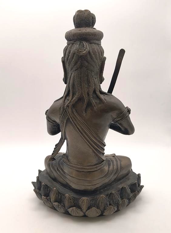 Figurka Bodhisattwy Samantabhadry - początek XX w.