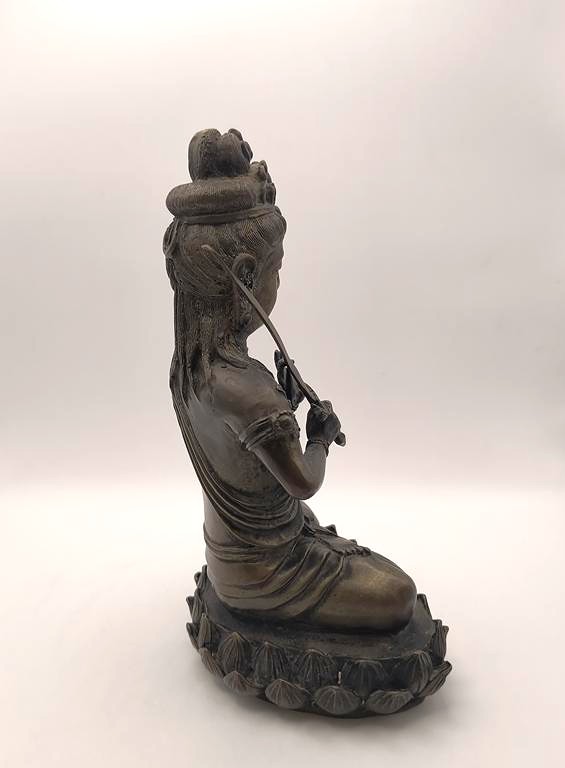 Figurka Bodhisattwy Samantabhadry - początek XX w.