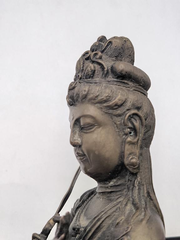 Figurka Bodhisattwy Samantabhadry - początek XX w.