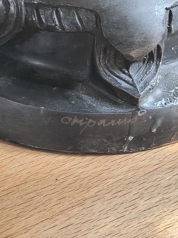 Para świeczników z brązu - anioły - sygn. CHIPARUS