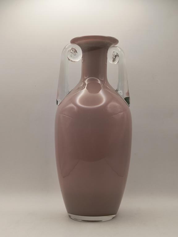 Wazon szklany "Amfora" - Huta Szkła "Tarnowiec", proj. Jerzy Słuczan-Orkusz