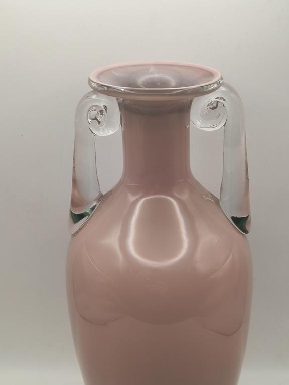 Wazon szklany "Amfora" - Huta Szkła "Tarnowiec", proj. Jerzy Słuczan-Orkusz