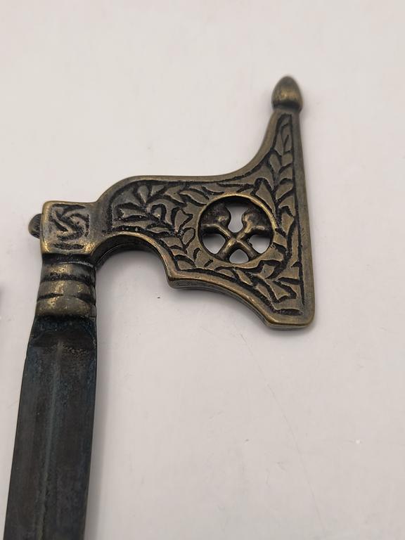 Nożyk do listów z motywem górniczym