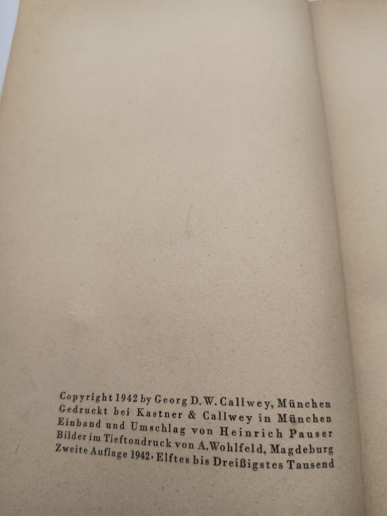 Książka w języku niemieckim: "Napoleon - Kometenbahn Eines Genies" Philipp Bouhler, 1942 r.