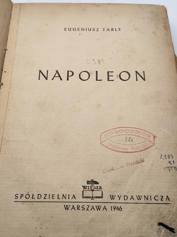 Książka "Napoleon" Eugeniusz Tarle, 1946r.