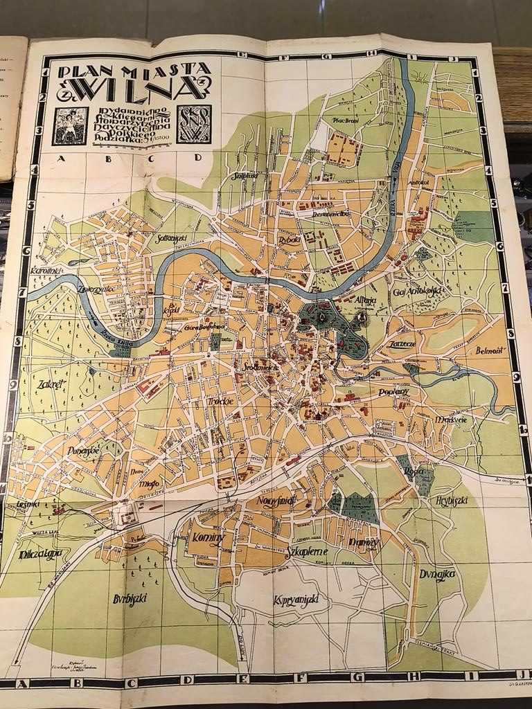 Wilno - Plan miasta i Informator - Kresy wschodnie