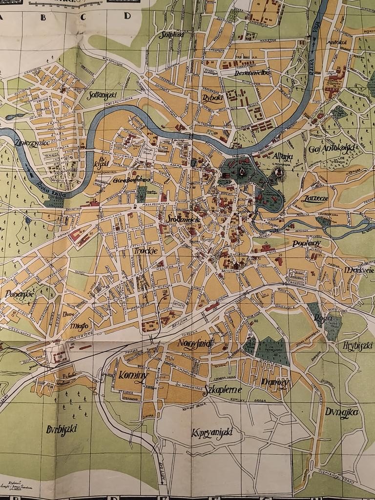 Wilno - Plan miasta i Informator - Kresy wschodnie