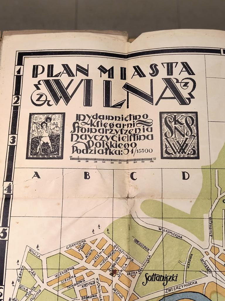 Wilno - Plan miasta i Informator - Kresy wschodnie