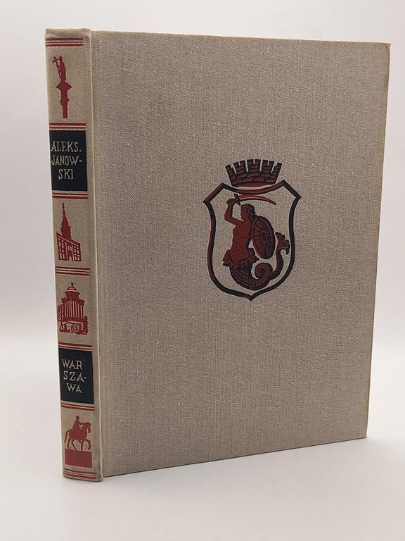Książka "Warszawa" Aleksander Janowski, 1930 r. - reprint z 1995 r.