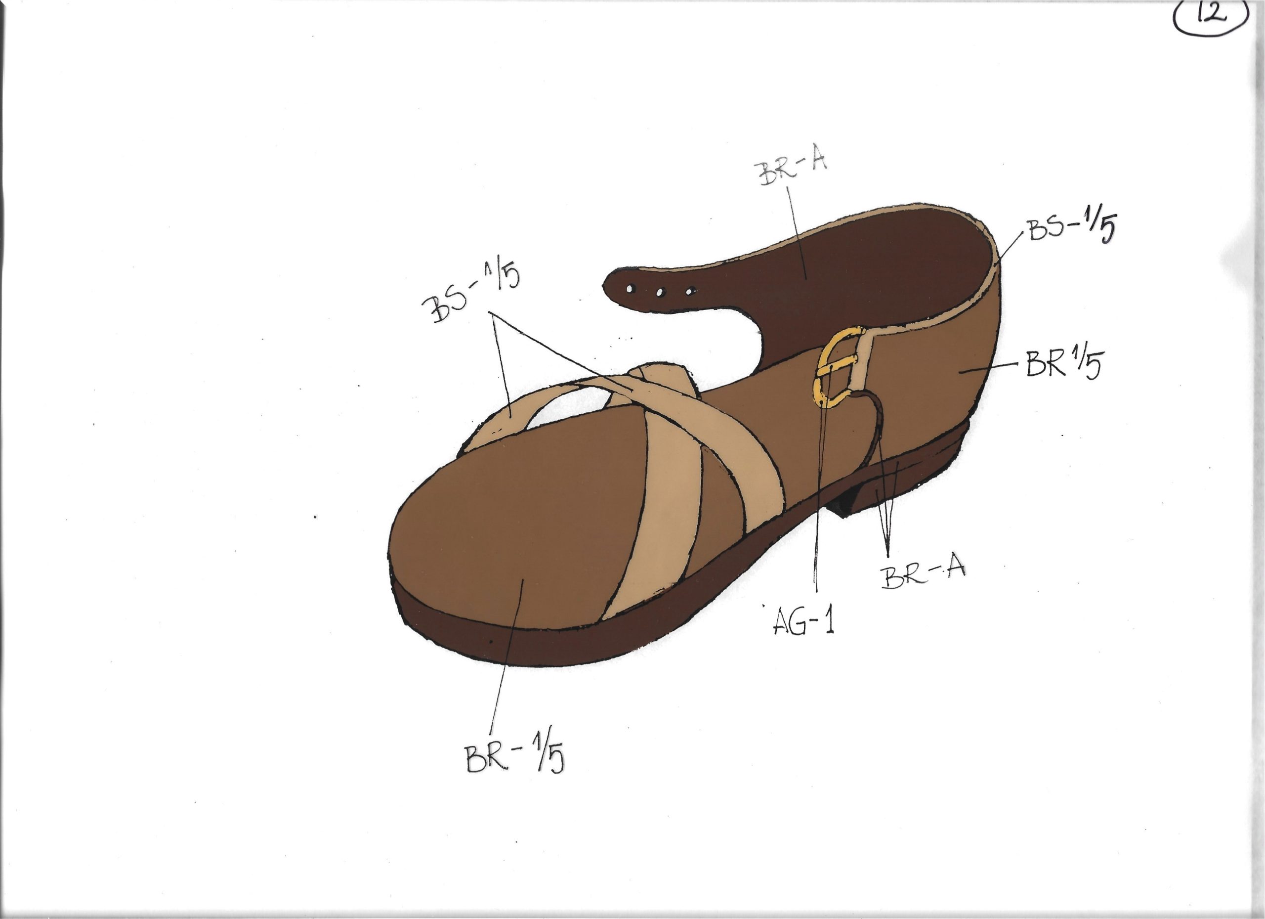 Folia animacyjna z bajki ROBINSON CRUSOE – But