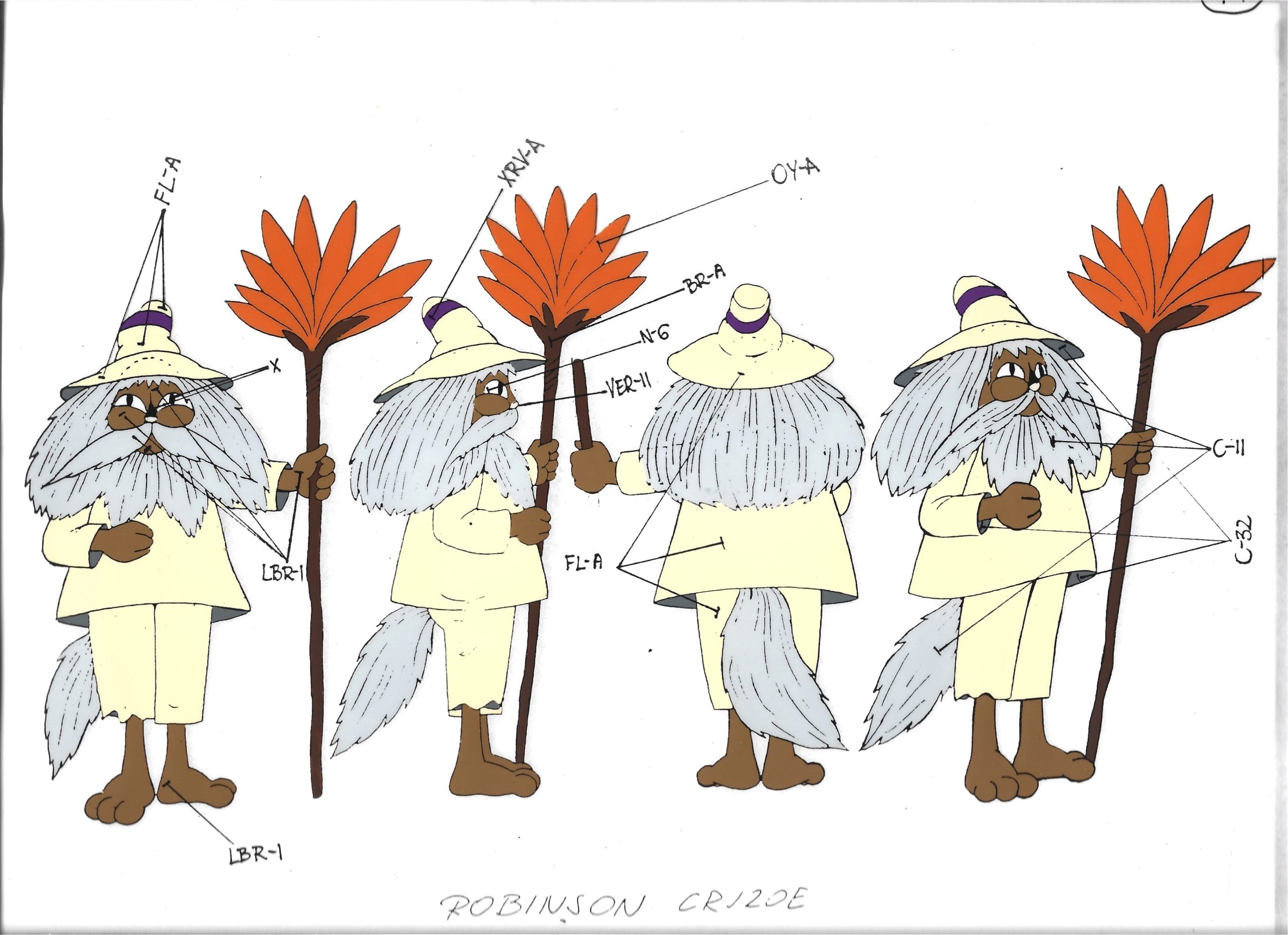 Folia animacyjna z bajki ROBINSON CRUSOE – Robinson Cruzoe