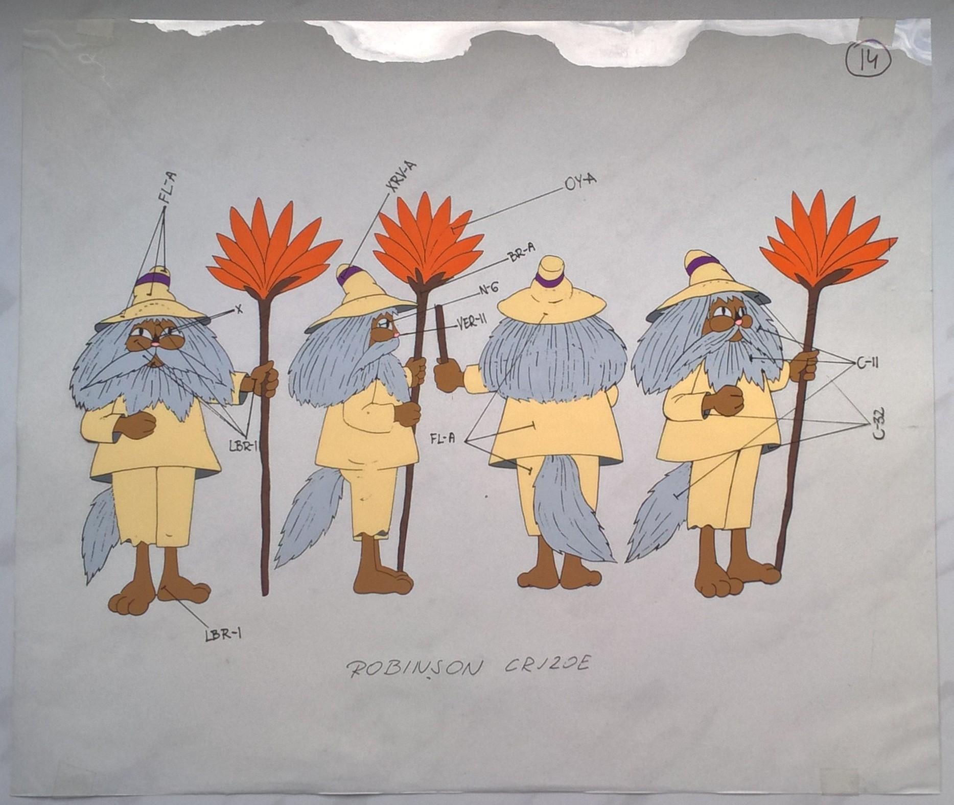 Folia animacyjna z bajki ROBINSON CRUSOE – Robinson Cruzoe