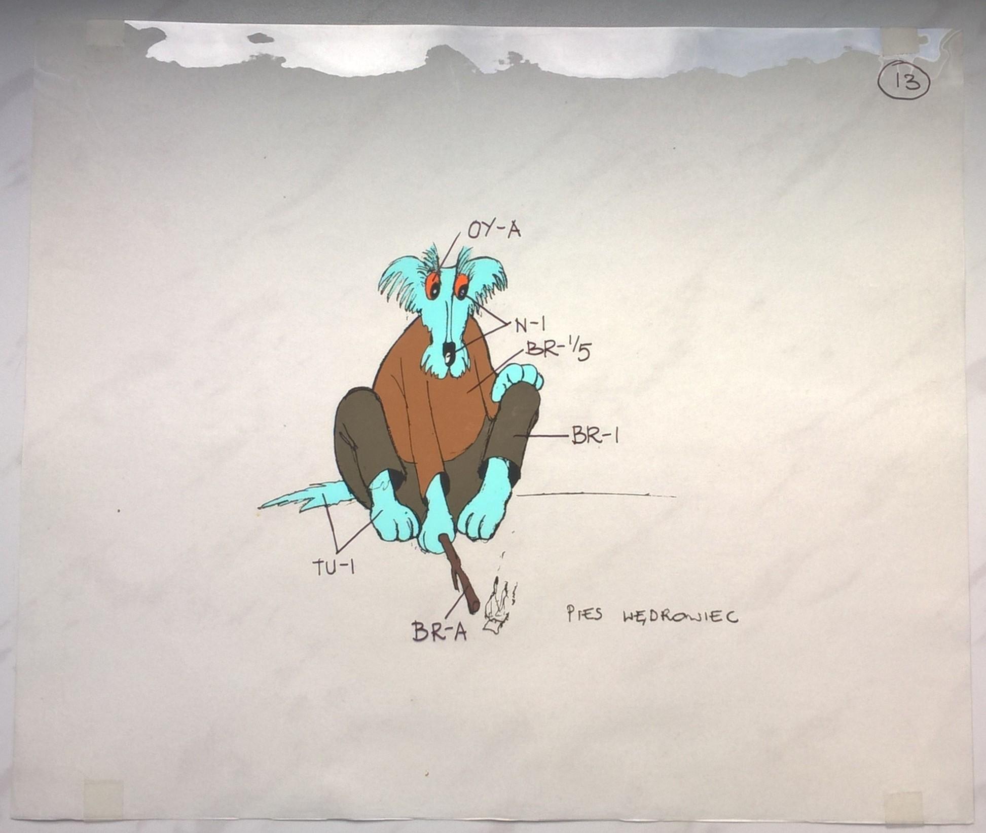 Folia animacyjna z bajki ROBINSON CRUSOE – Pies Wędrowiec