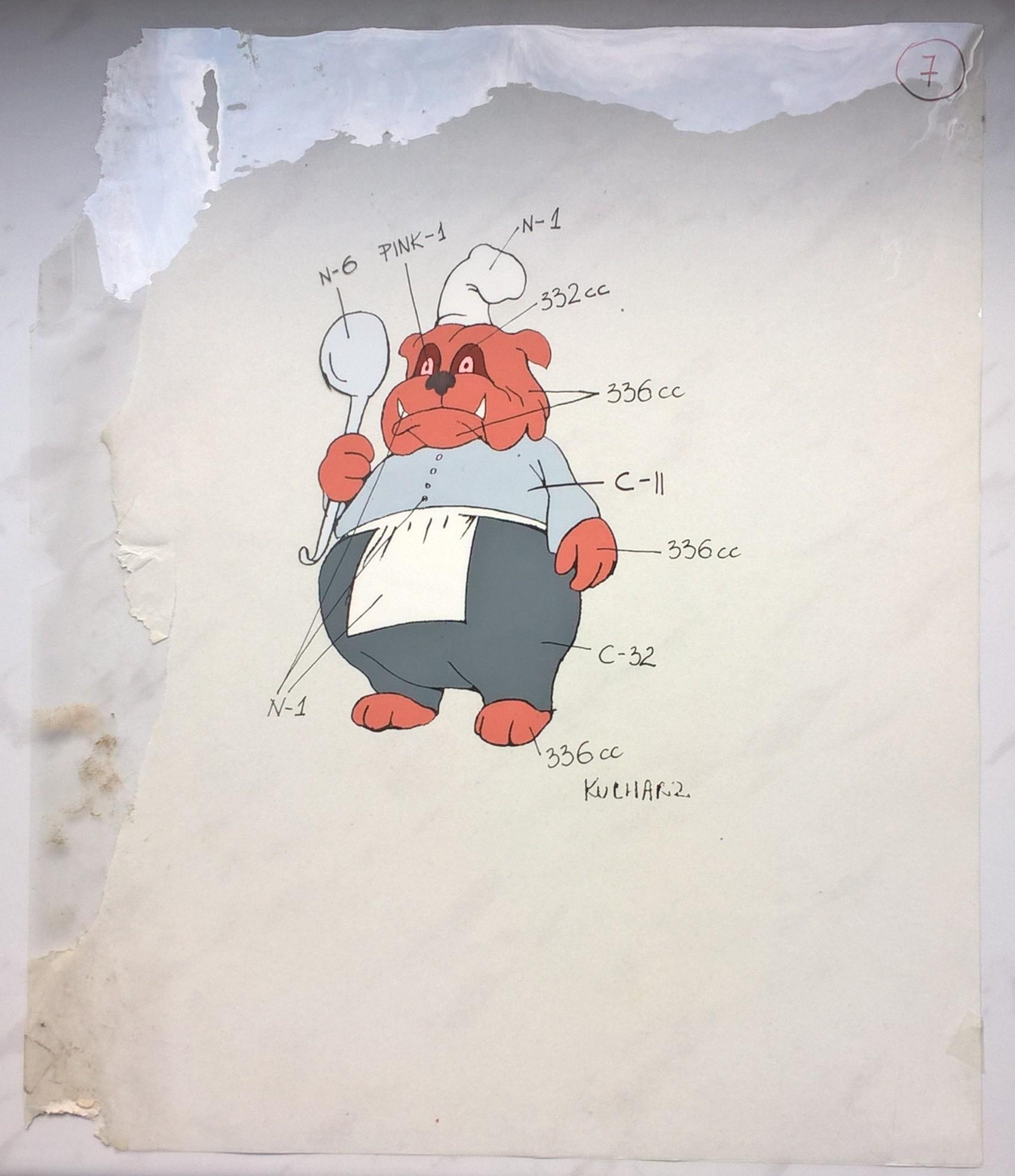 Folia animacyjna z bajki ROBINSON CRUSOE – Kucharz