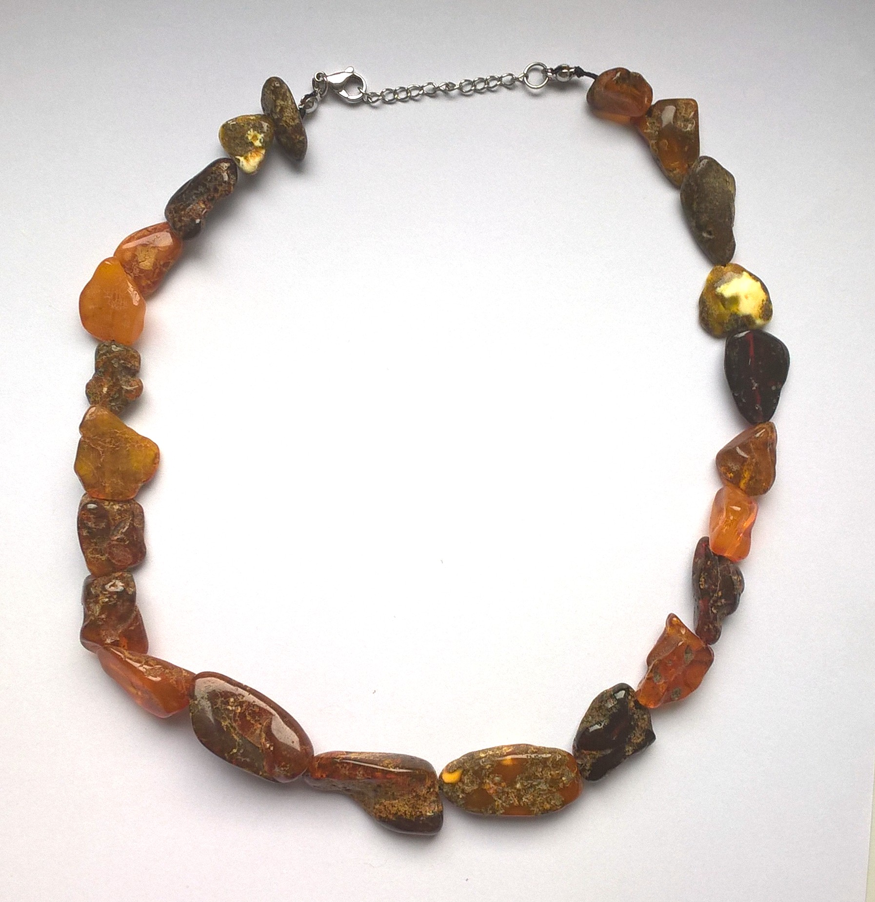 Naszyjnik z bursztynów
