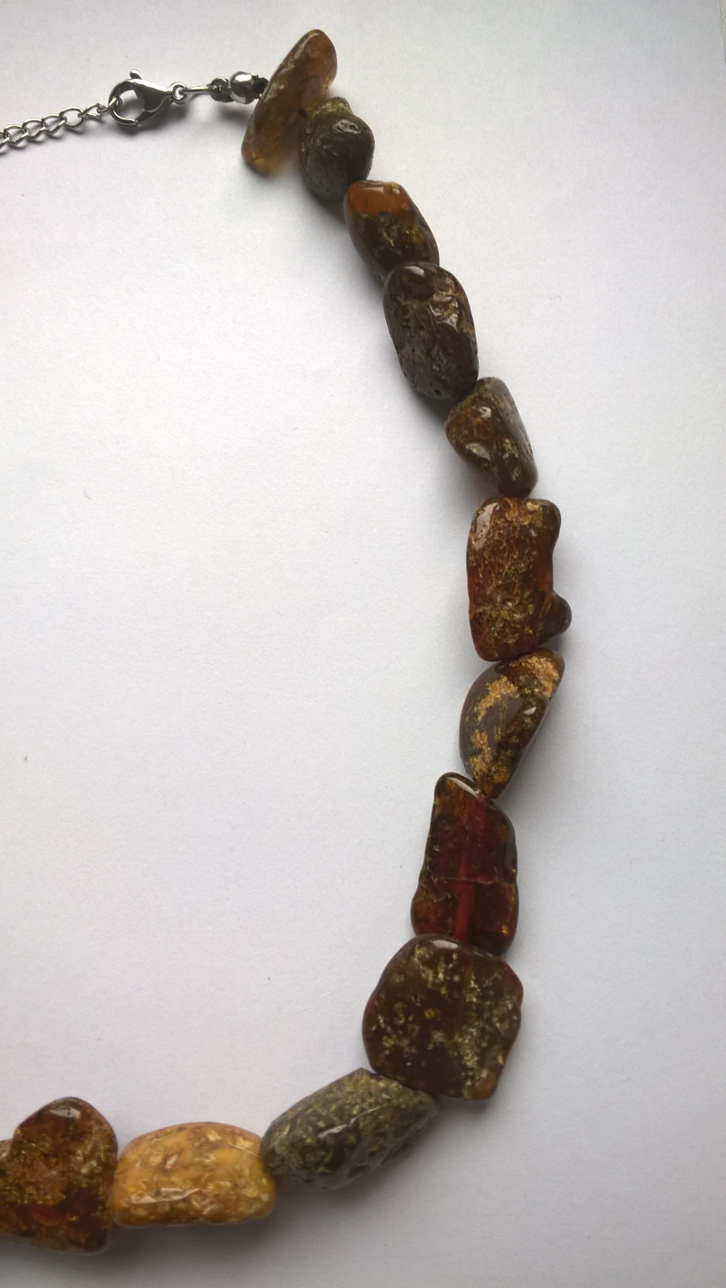 Naszyjnik bursztynowy