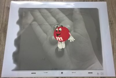 Oryginalna folia animacyjna z reklamy M&M [A-21]
