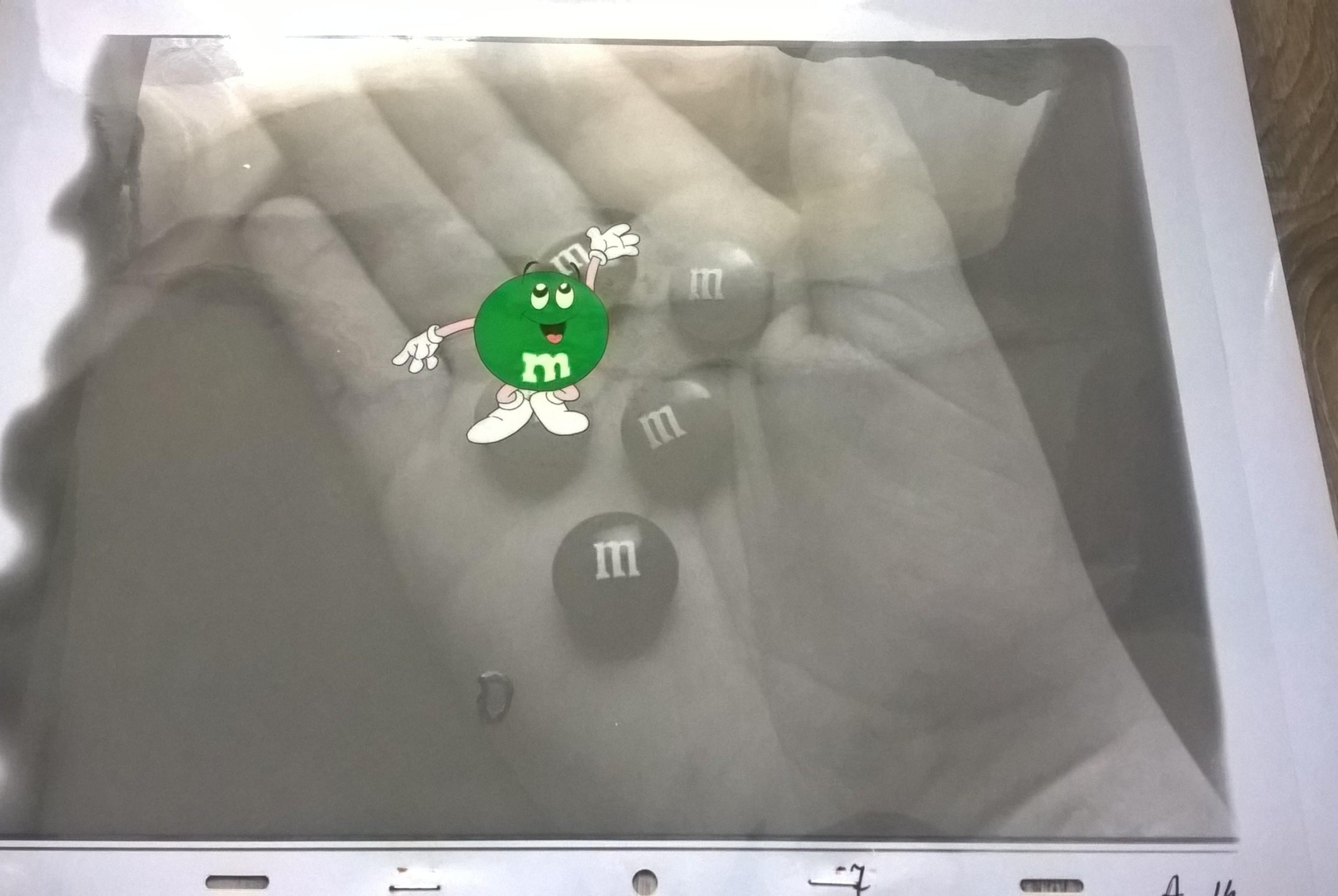 Oryginalna folia animacyjna z reklamy M&M [A-14]
