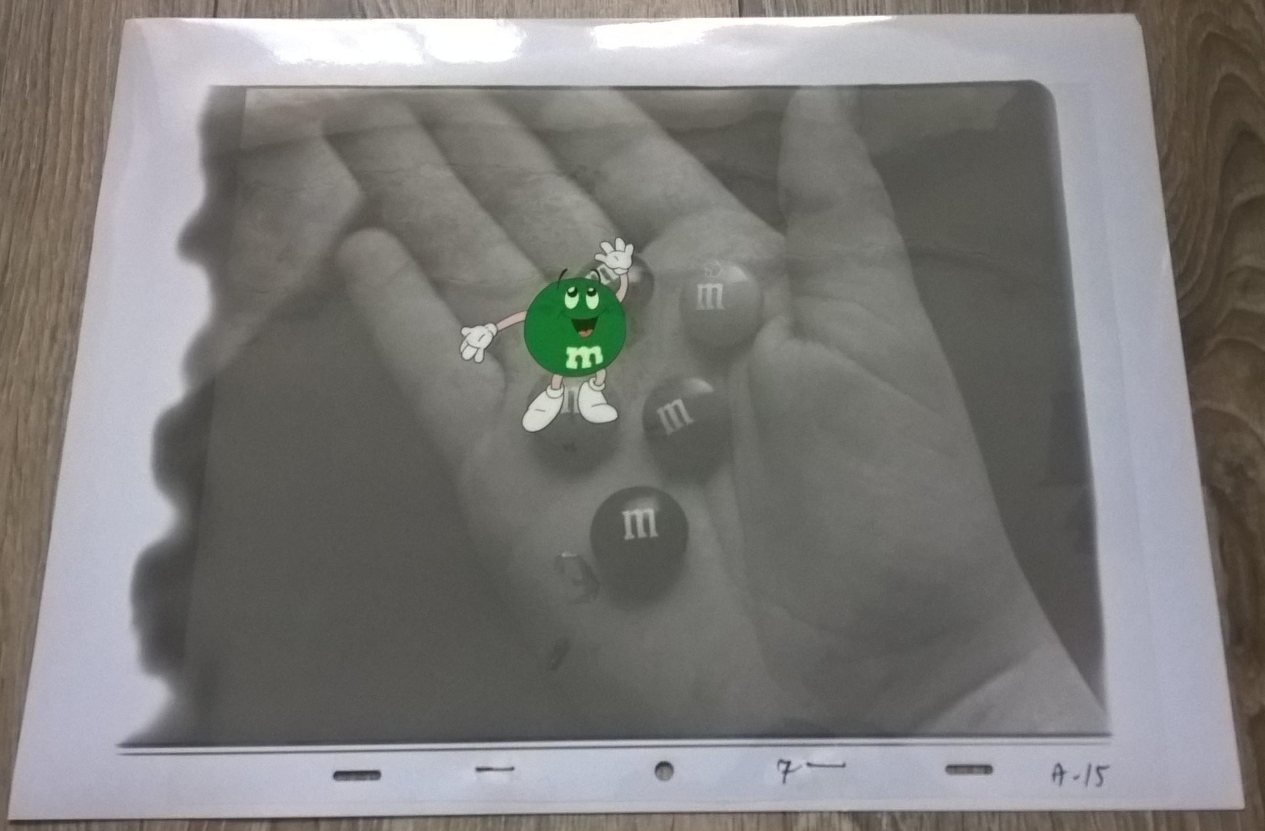 Oryginalna folia animacyjna z reklamy M&M [A-15]