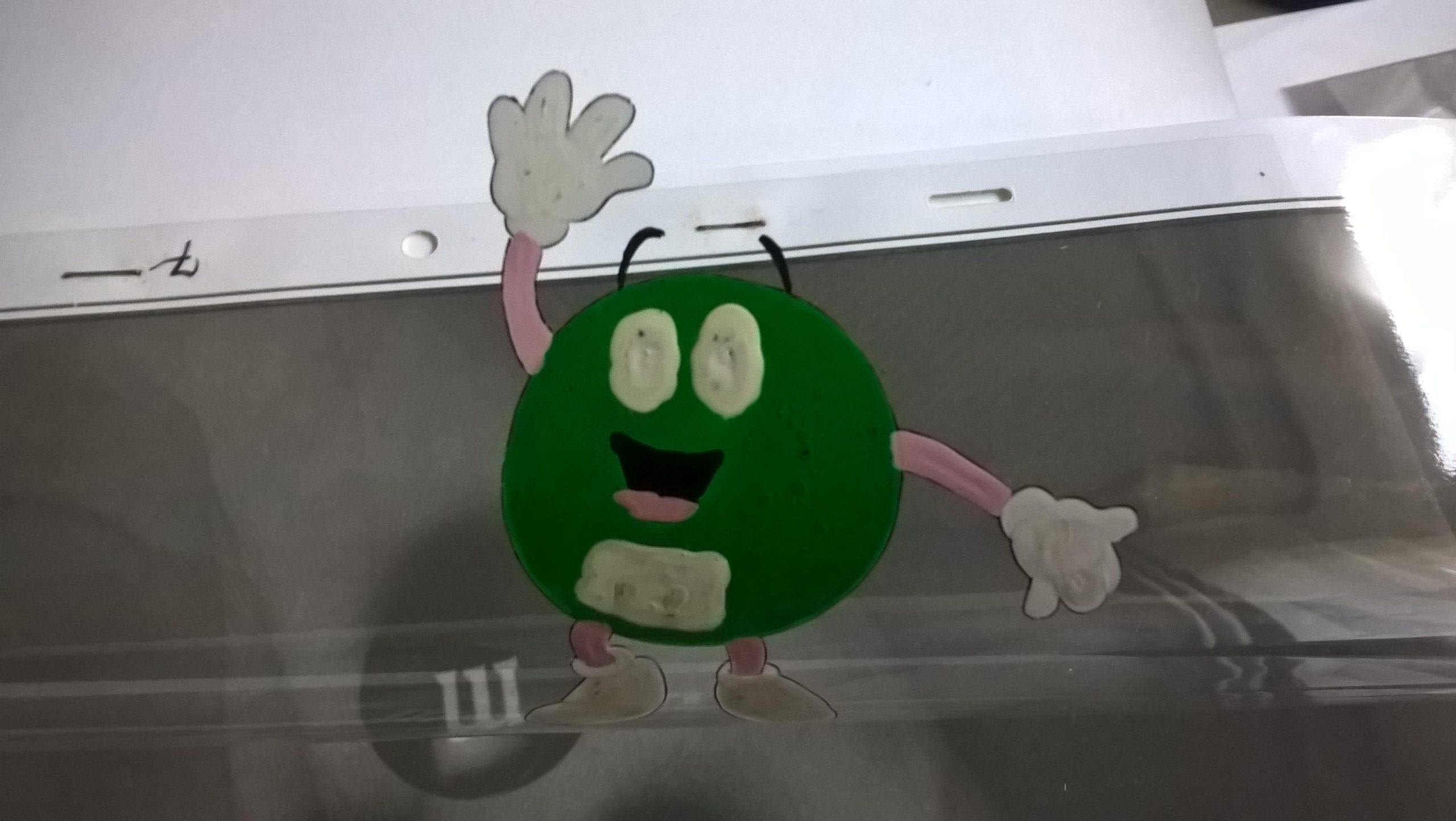 Oryginalna folia animacyjna z reklamy M&M [A-15]