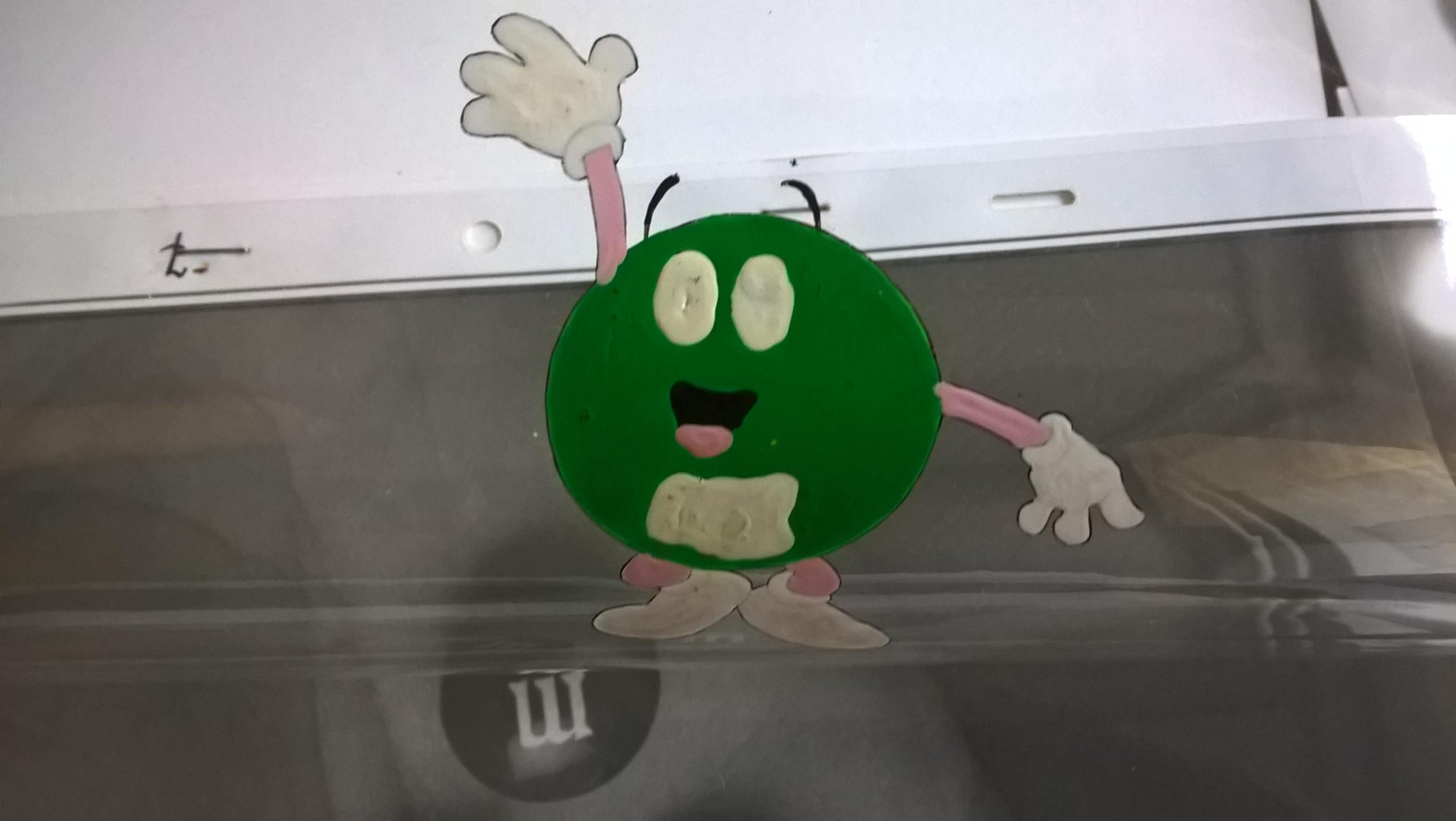 Oryginalna folia animacyjna z reklamy M&M [A-14]