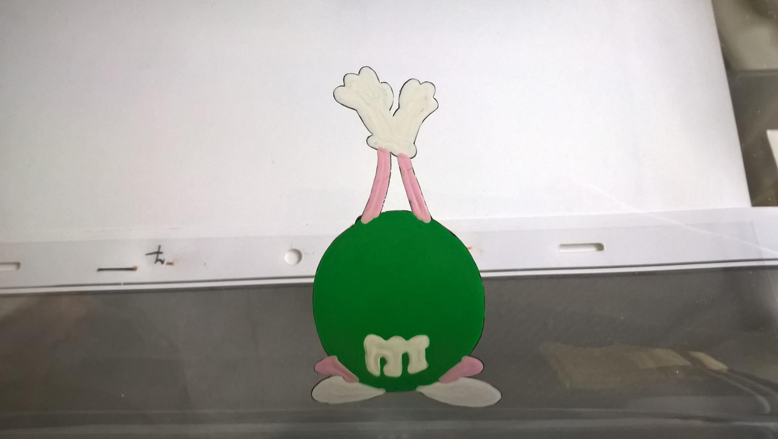 Oryginalna folia animacyjna z reklamy M&M [A-19]