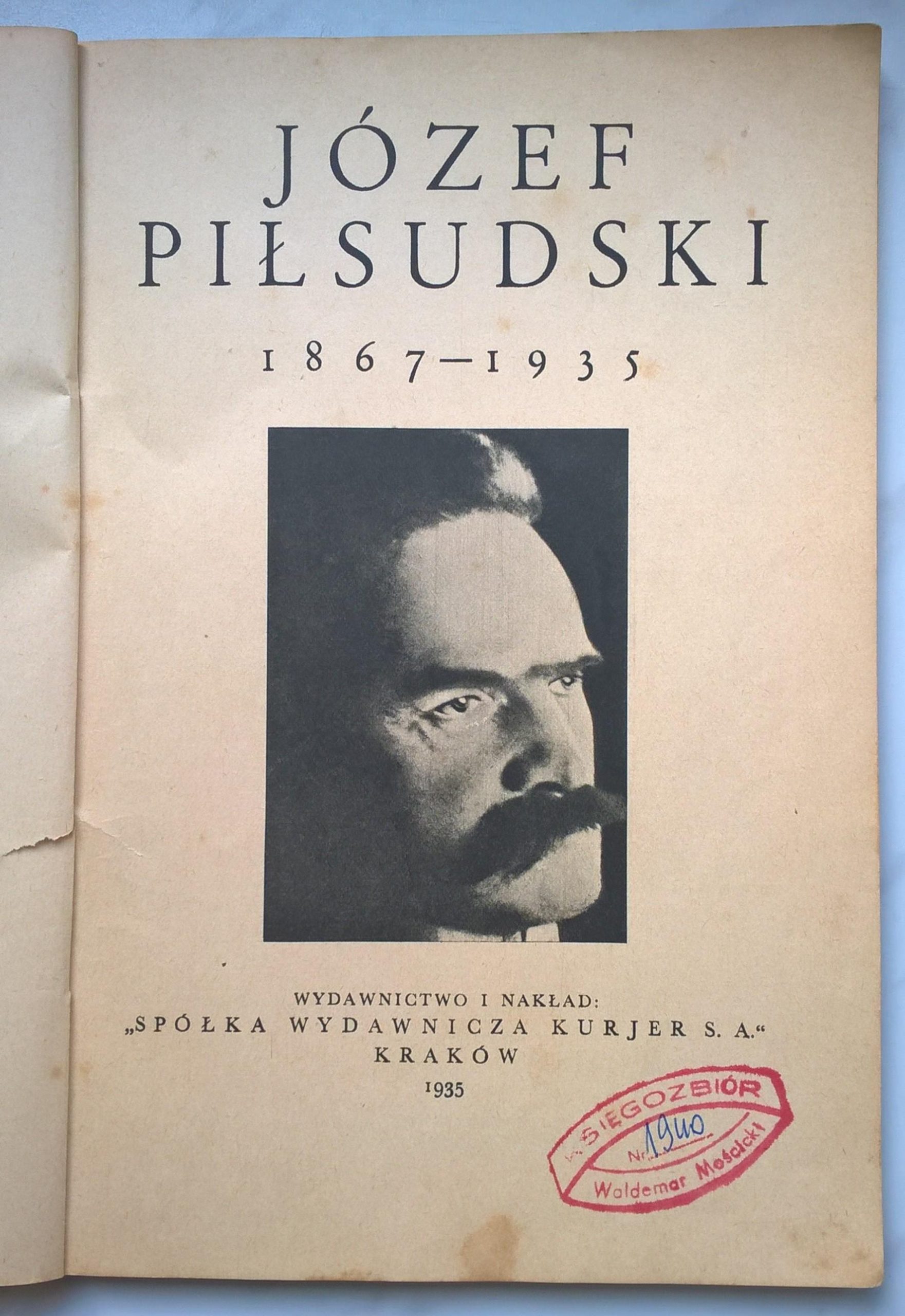 Książka "Józef Piłsudski 1867-1935" - 1935 r.