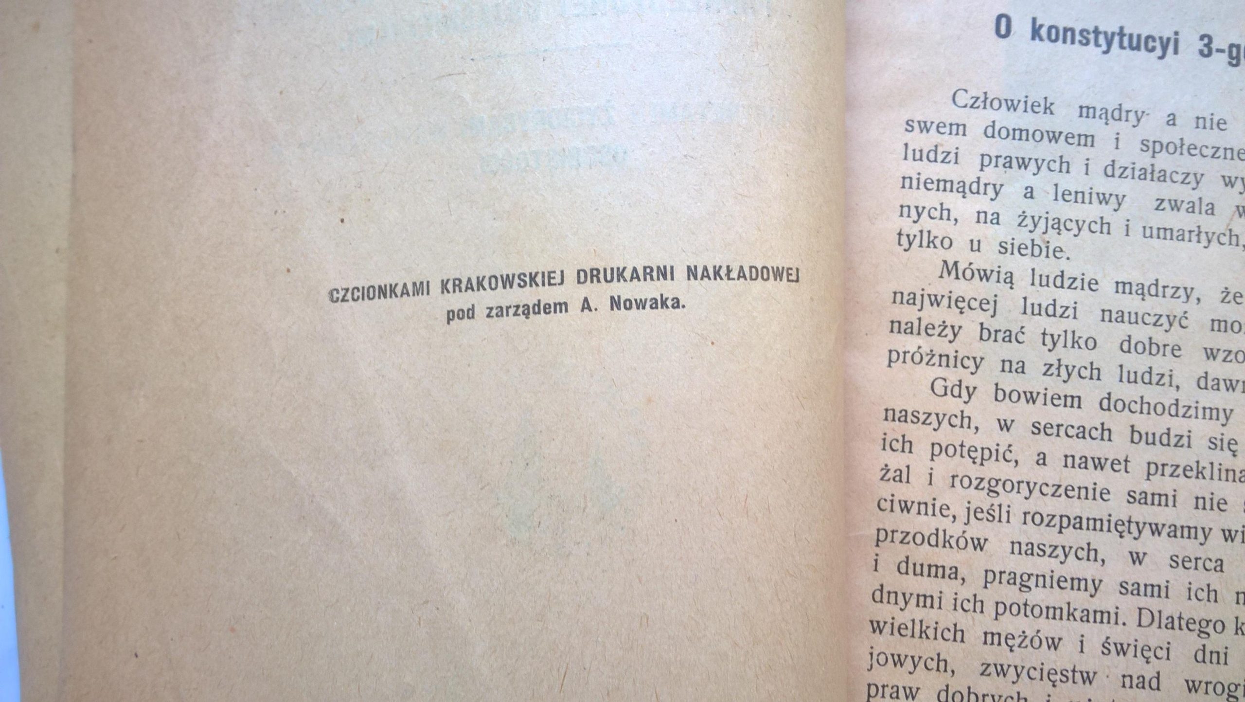 Książeczka "3 Maja 1791 r.. Zarys dziejów Konstytucyi Trzeciego Maja z dołączeniem samej 'Ustawy Rządowej', poprzedzonej objaśnieniami", 1914 r.