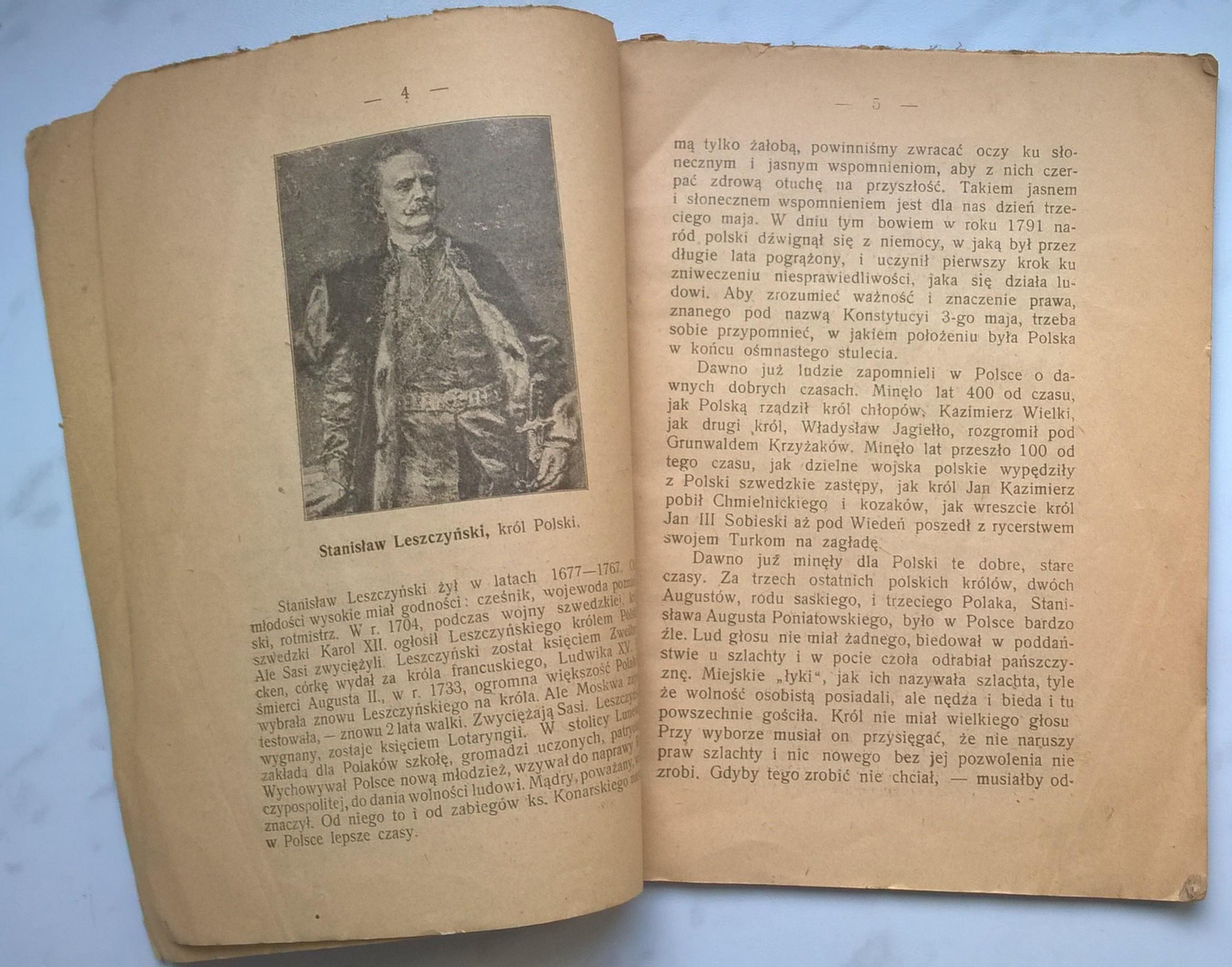 Książeczka "3 Maja 1791 r.. Zarys dziejów Konstytucyi Trzeciego Maja z dołączeniem samej 'Ustawy Rządowej', poprzedzonej objaśnieniami", 1914 r.