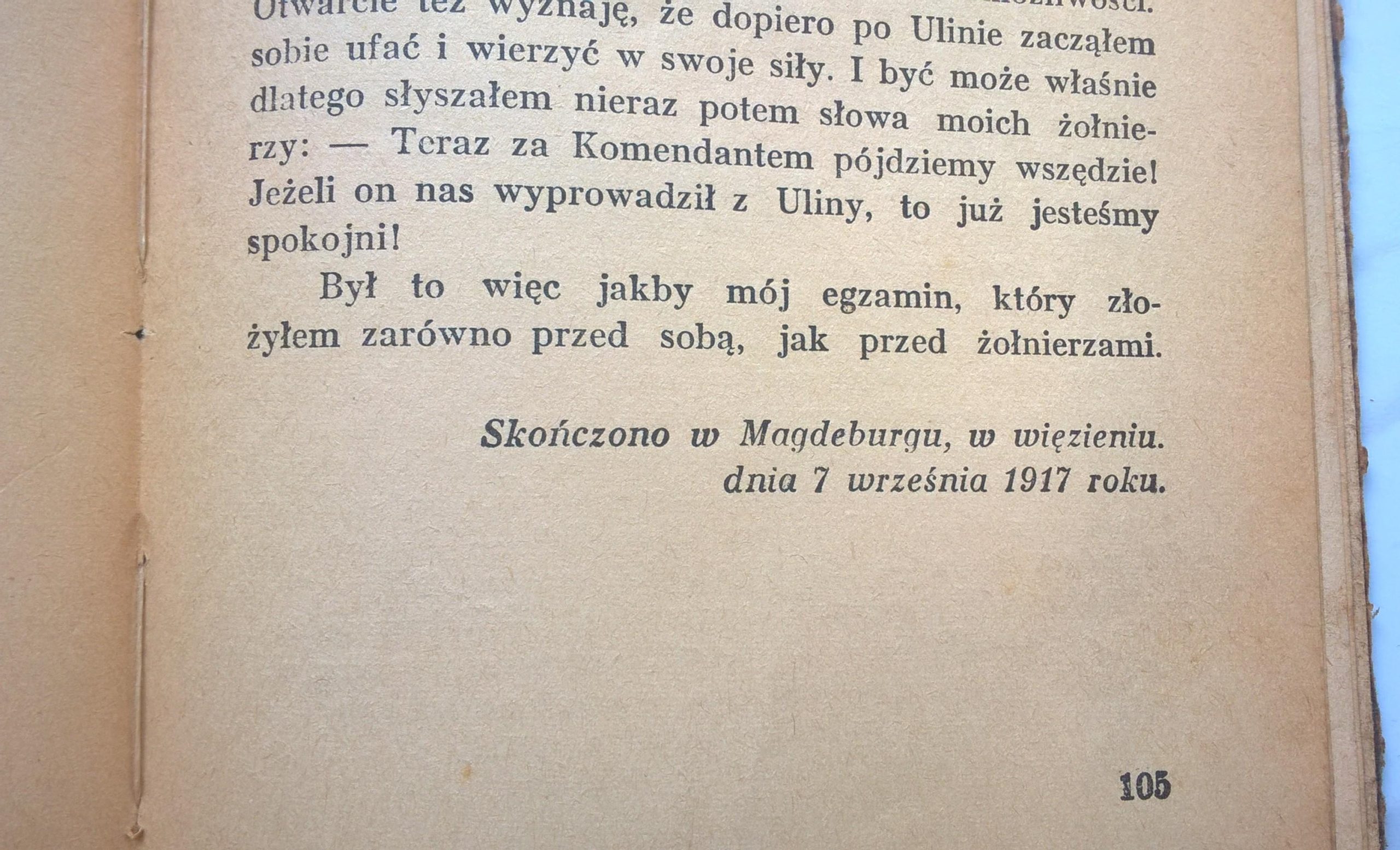 Książka "Ulina Mała" Józef Piłsudski, 1938r.