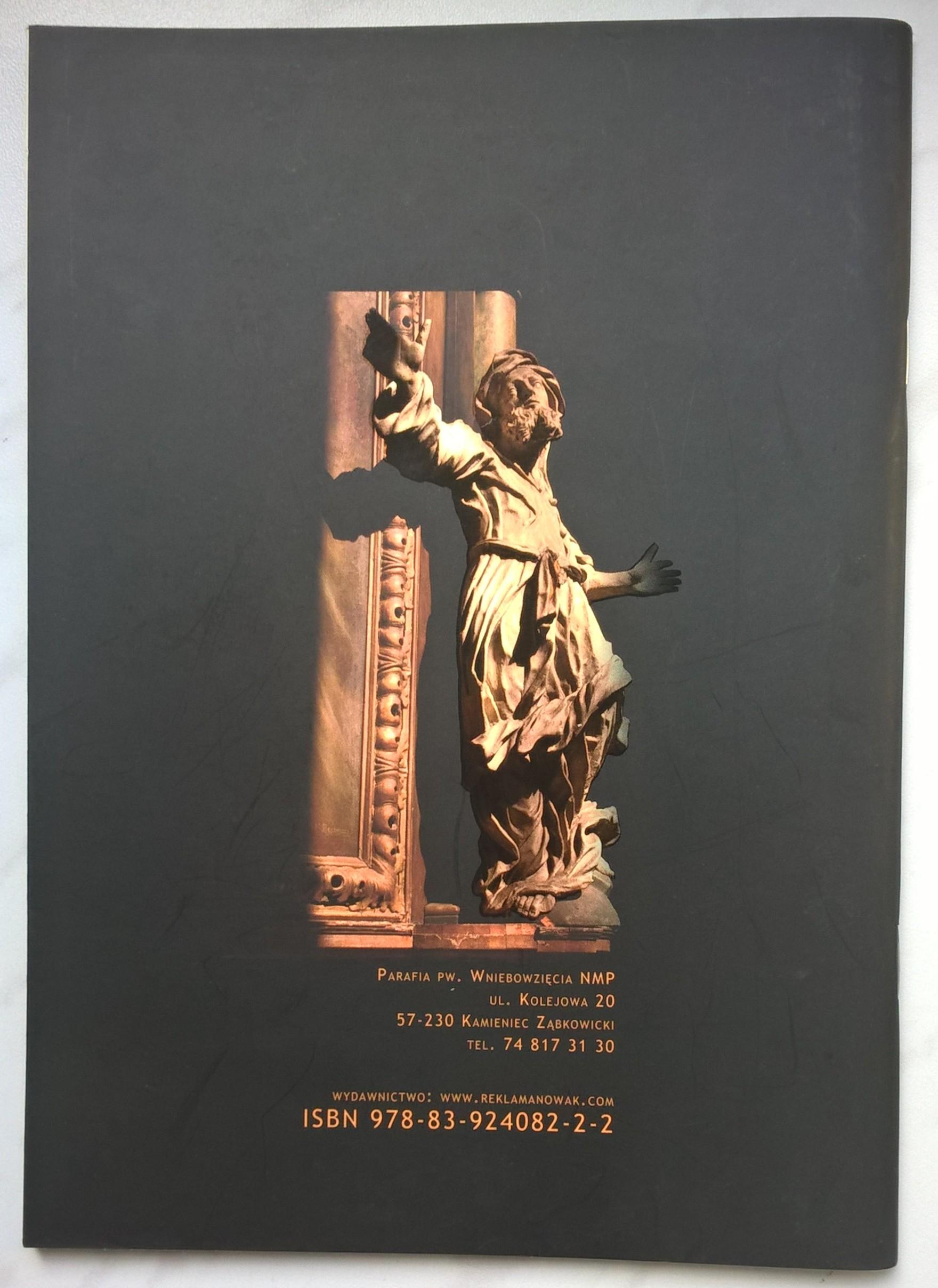 Książka "Kościół Parafialny pw. Wniebowzięcia NMP i św. Jakuba Starszego - Kamieniec Ząbkowicki", 2011 r.