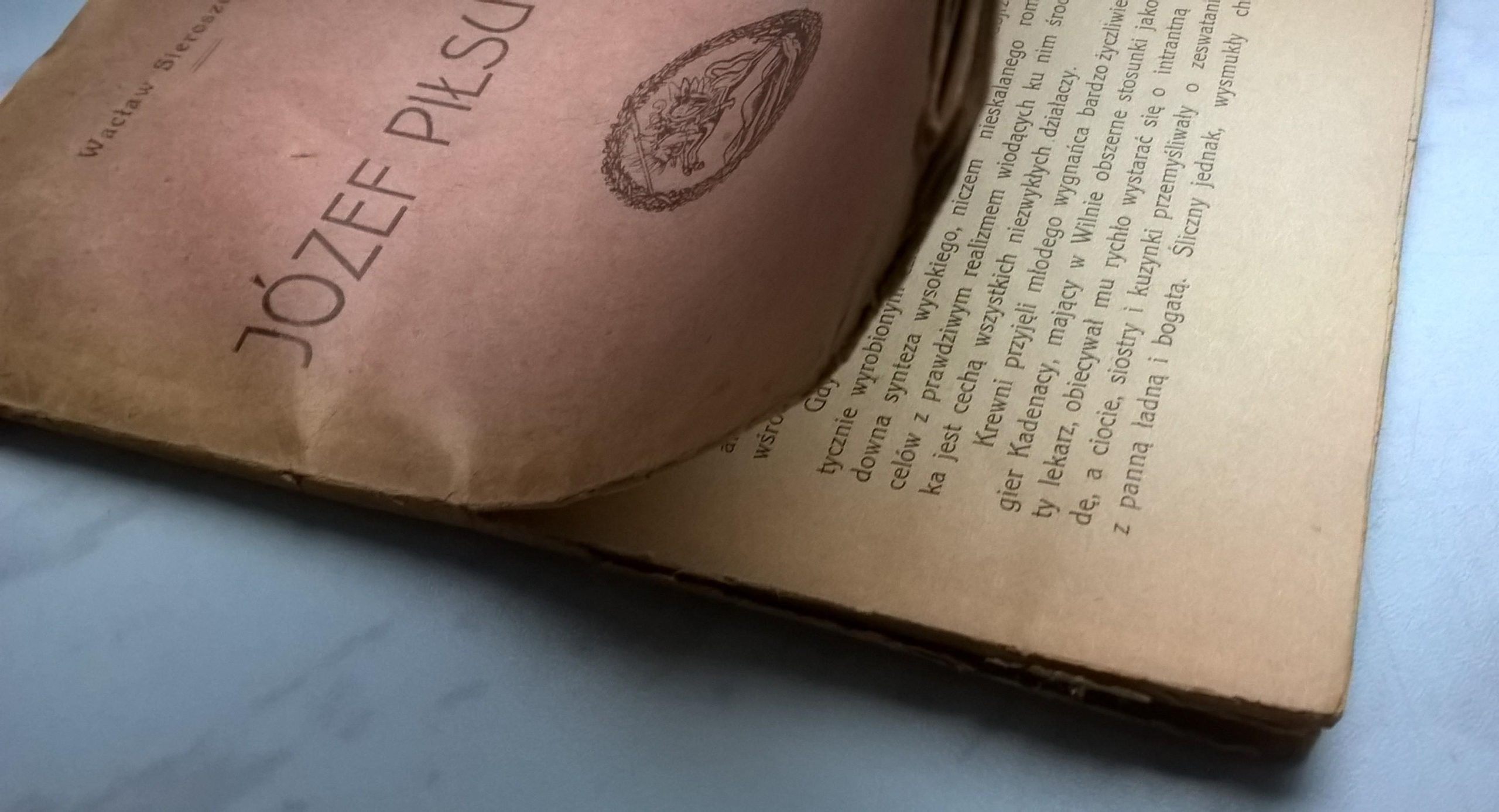 Książka "Józef Piłsudski" Wacław Sieroszewski, 1919 r.