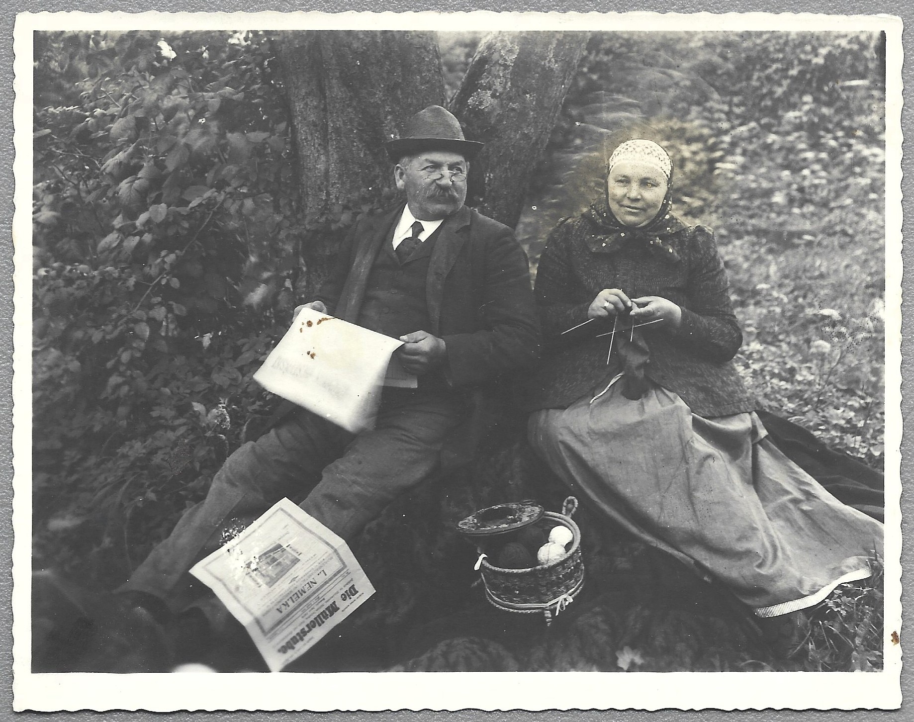 Zdjęcie - Józef Grycz z żoną, Cieszyn