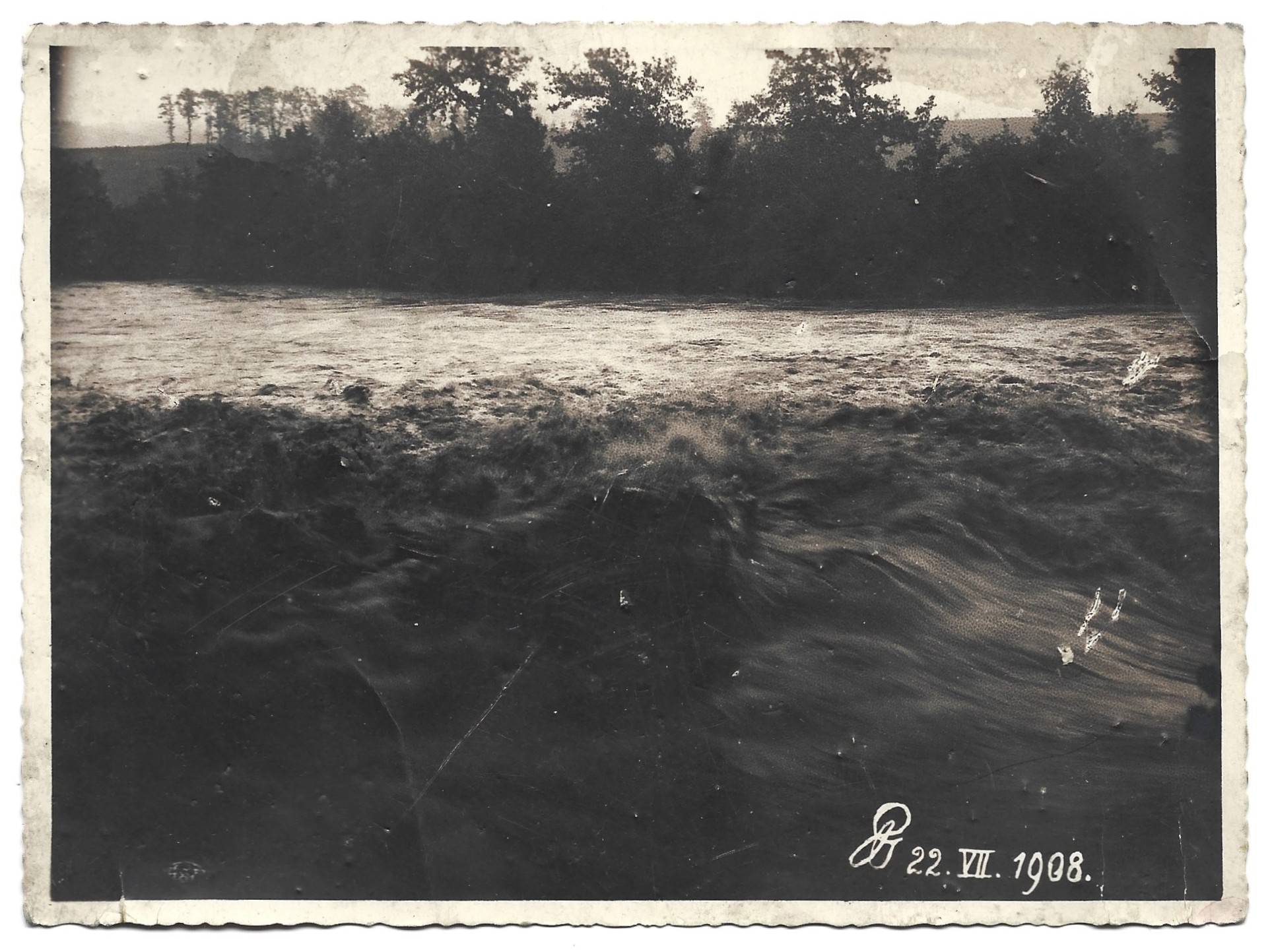 Zdjęcie - rzeka Wisła, 22.VII.1908