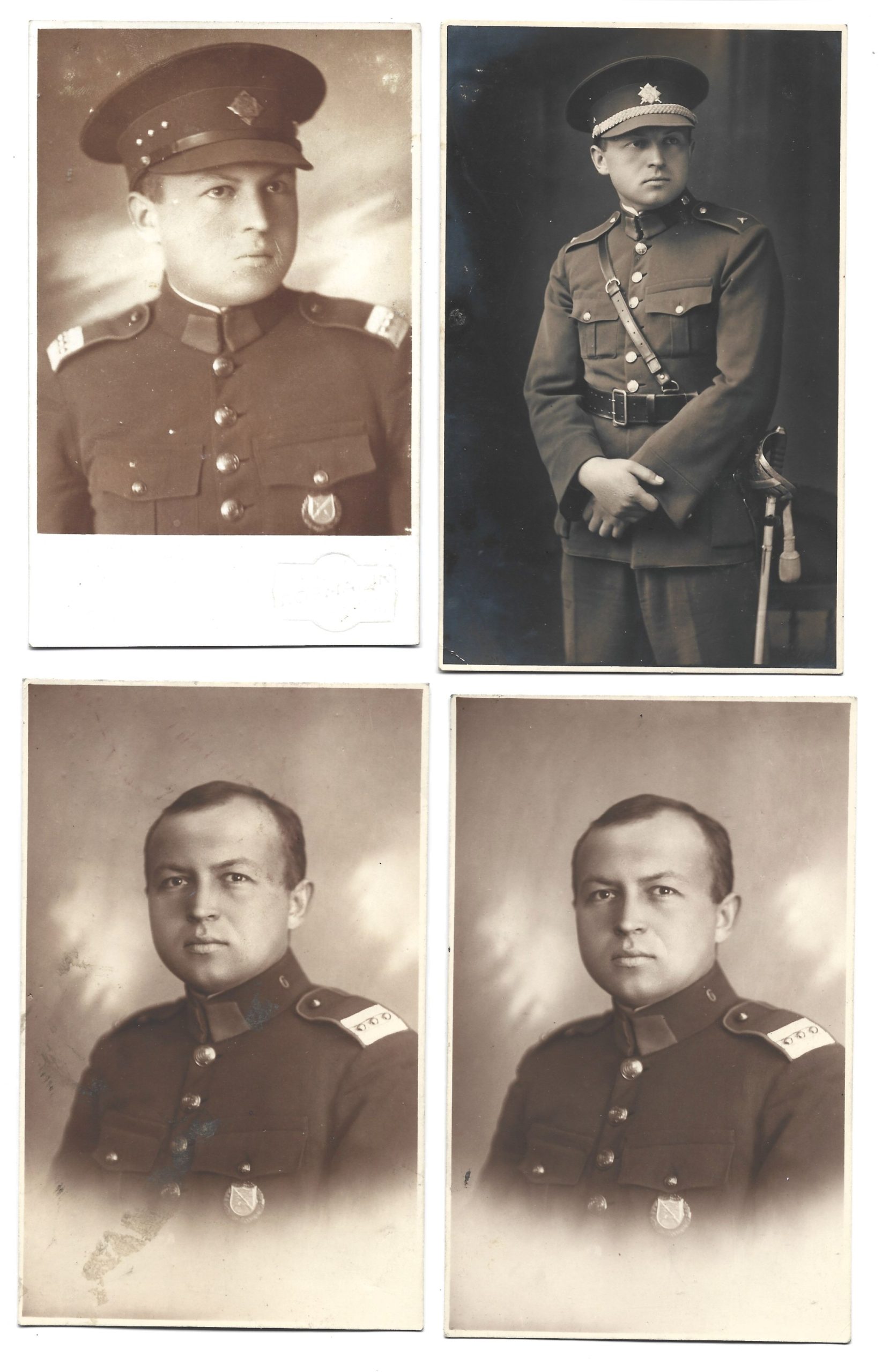 Zestaw zdjęć - żołnierz Józef Pasz, Teschen (Cieszyn)