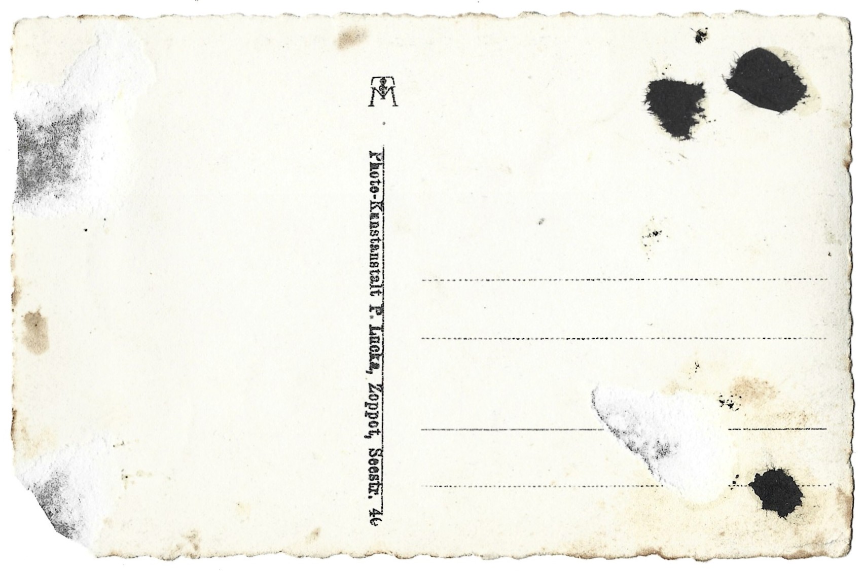 Zdjęcie pocztówkowe - Sopot w 1922 roku