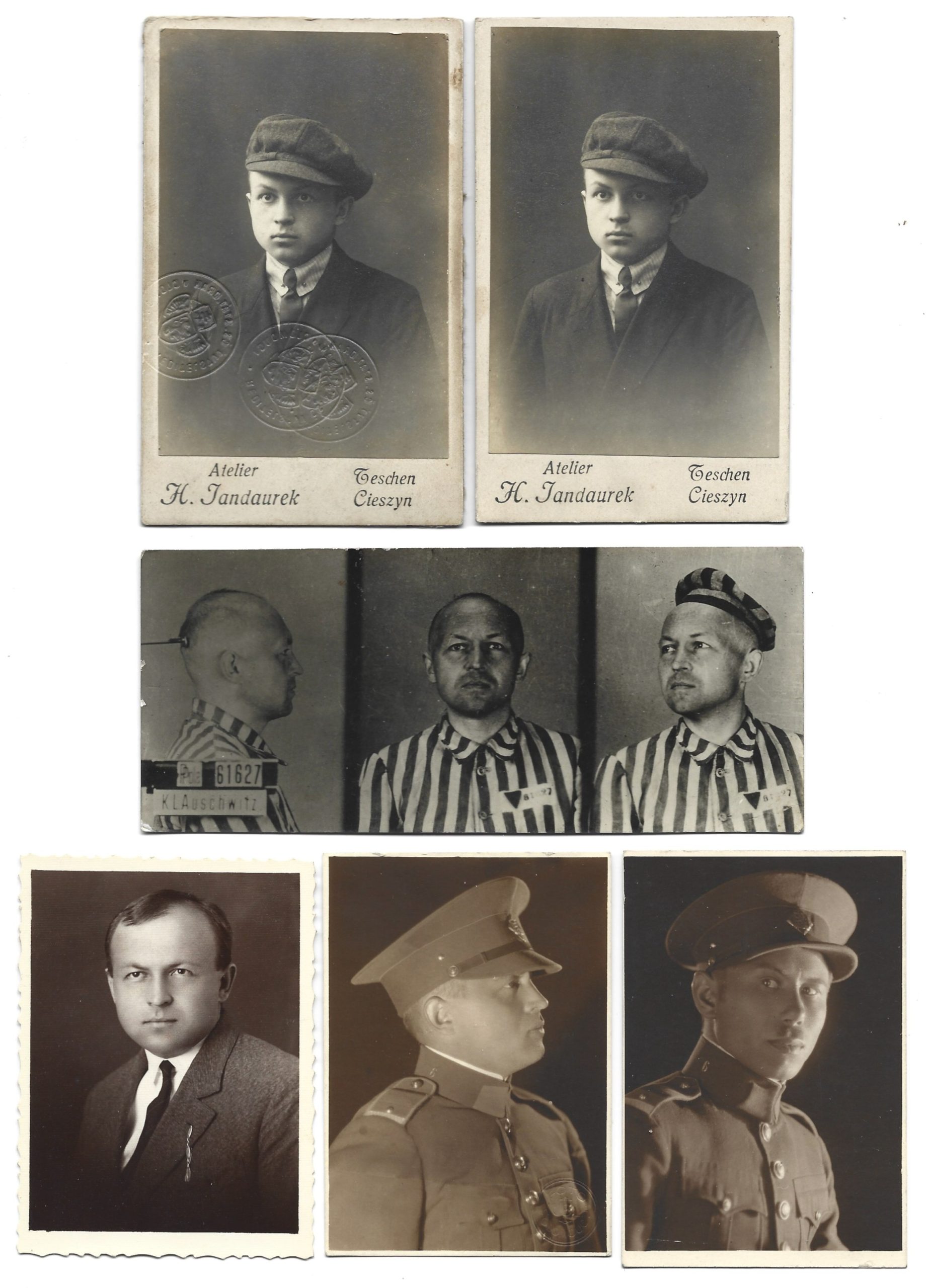 Zestaw zdjęć - żołnierz Józef Pasz, Teschen (Cieszyn)