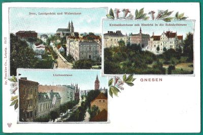 Pocztówka - GNESEN (Gniezno)