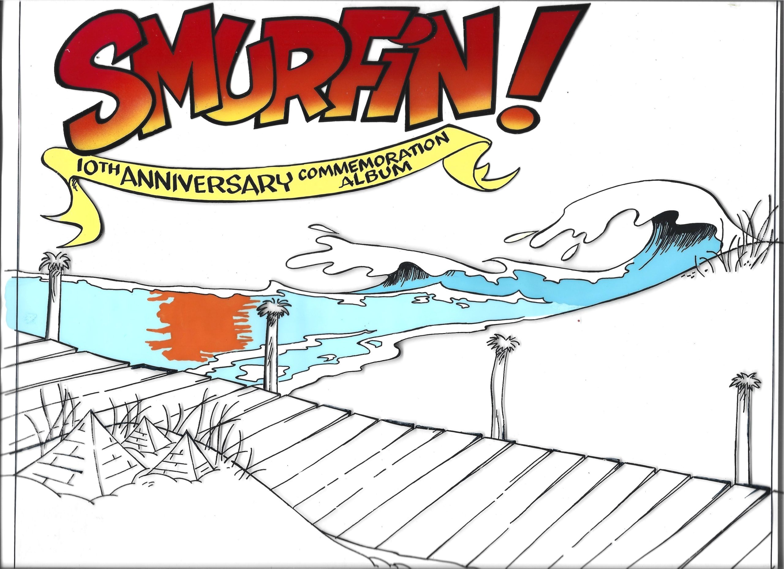 Folia animacyjna - SMURFIN! 10th ANNIVERSARY COMMEMORATION ALBUM - Album z okazji 10-lecia - SMERFY