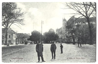 Pocztówka - CZĘSTOCHOWA. II Aleja, ul. Panny Maryi, 1910 r.