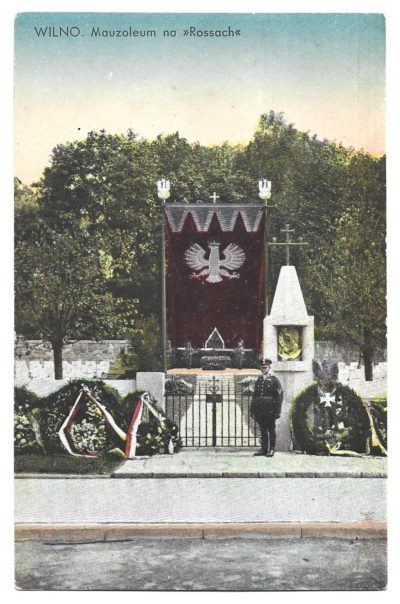 Pocztówka - WILNO. Mauzoleum na "Rossach" - Kresy wschodnie