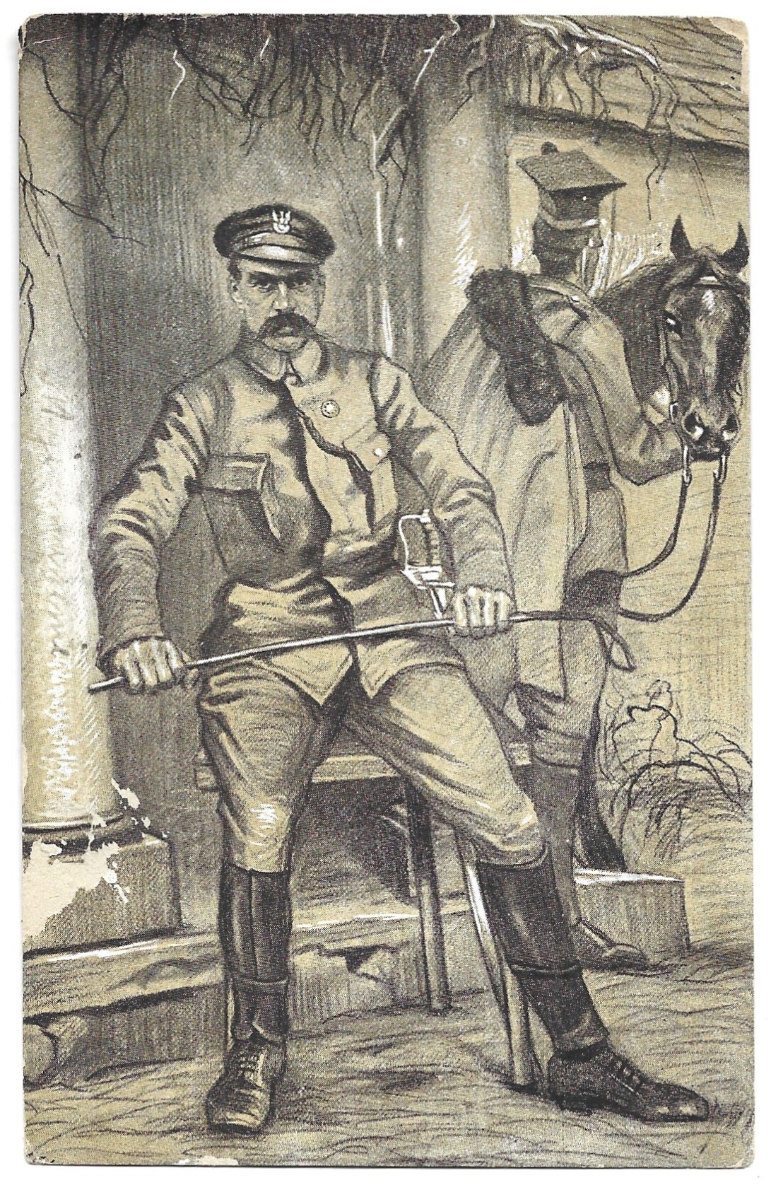 Pocztówka - Józef Piłsudski